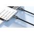 Mcdodo CA-4940 3 in 1 Charging Cable USB Type-C to Type-C + Lighting Series PD + Apple Watch Wireless Charger, 1.2m - Black